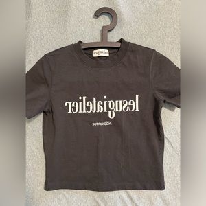 Lesugiatelier black tee. Size 1. Fits like an XS